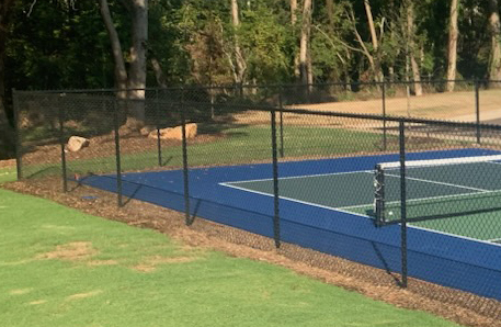 Example of a chain-link fence